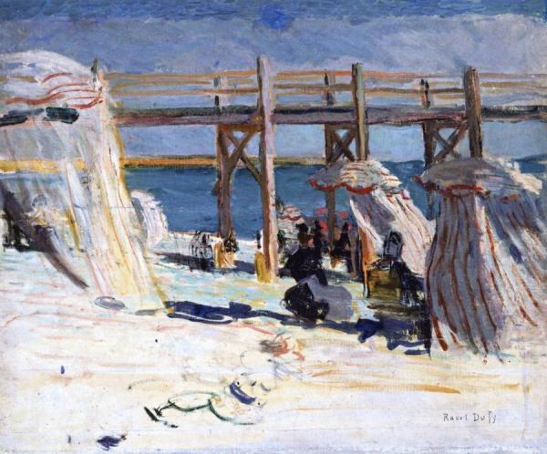 The Pier At Sainte-adresse by Raoul Dufy