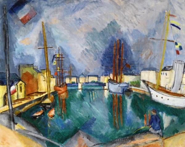 The Port Of Le Havre by Raoul Dufy