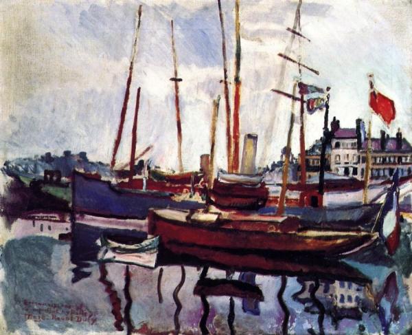 The Port Of Le Havre by Raoul Dufy
