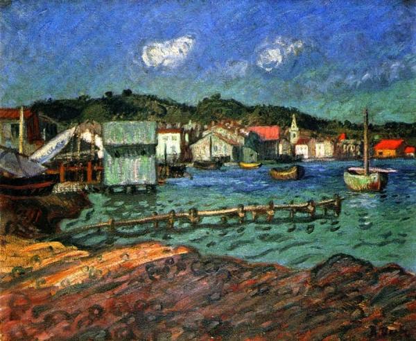The Port Of Martigues by Raoul Dufy
