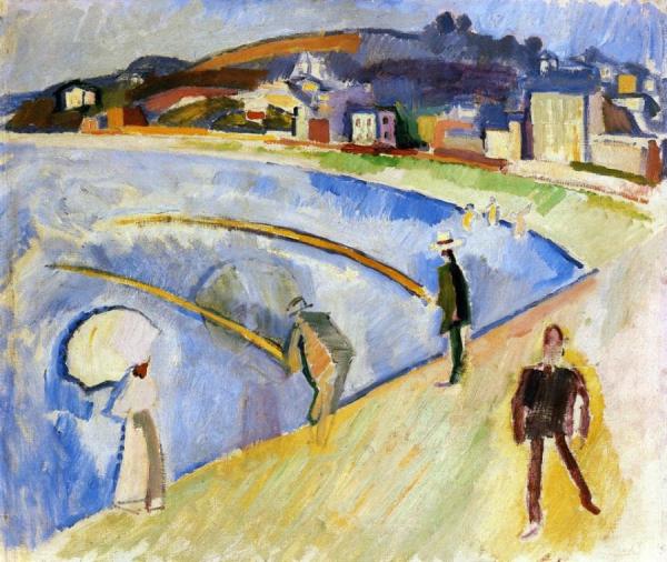 The Port Of Palais, Belle-ile by Raoul Dufy Oil Painting Reproductions
