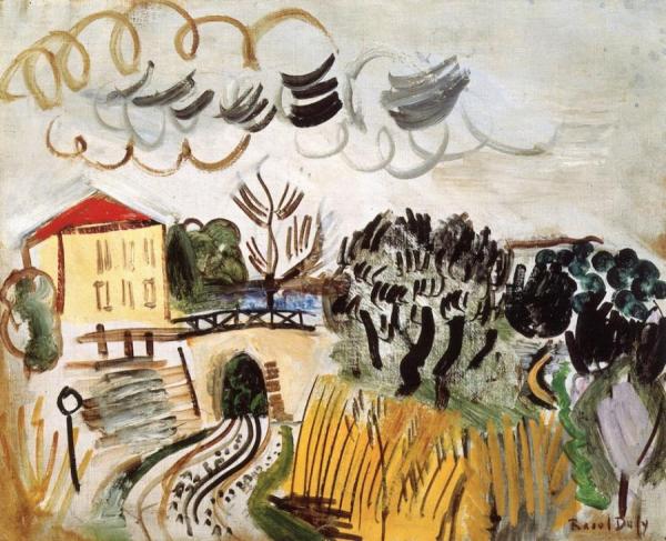 The Railway Line by Raoul Dufy