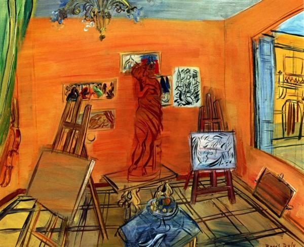 The Studio At Perpignan by Raoul Dufy