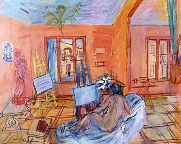 The Studio In Perpignan, Rue Jeanne-d-arc by Raoul Dufy
