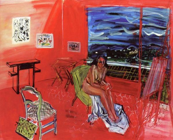 The Studio In Vence by Raoul Dufy