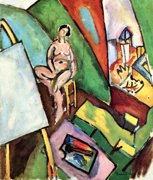 The Studio In Vence by Raoul Dufy