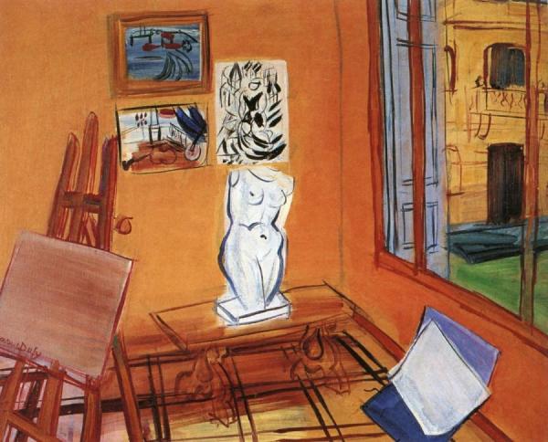 The Studio On Rue Jeanne-d'arc In Perpignan by Raoul Dufy