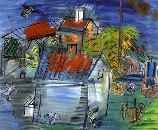 The Threshing Cart by Raoul Dufy Oil Painting Reproductions
