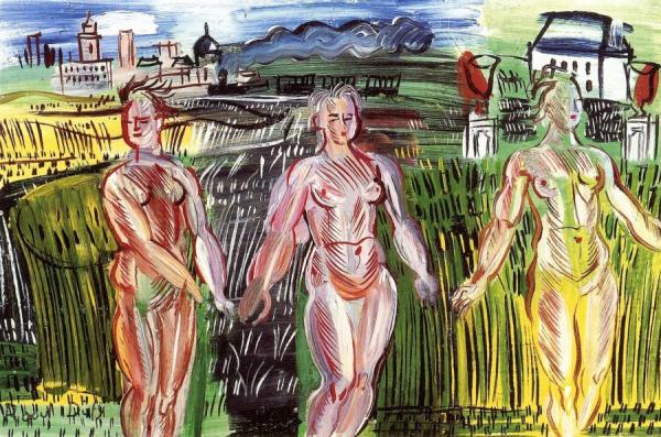 The Tributaries Of The Seine by Raoul Dufy