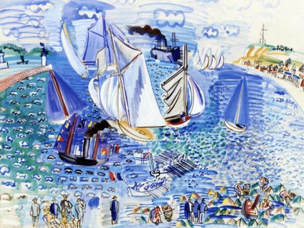 The Visit Of An English Squadron To Le Havre by Raoul Dufy
