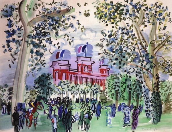 The Weighing In At Deauville by Raoul Dufy