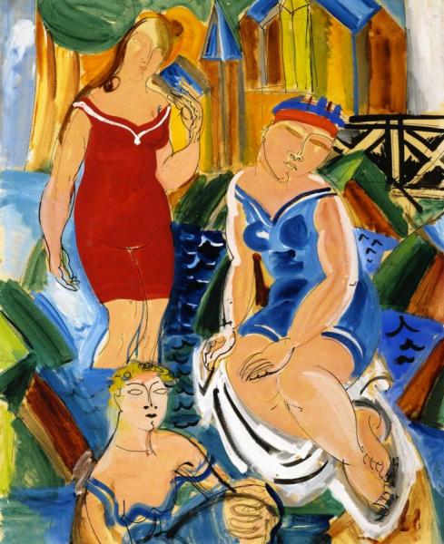 Three Bathers by Raoul Dufy