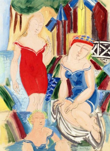 Three Bathers by Raoul Dufy