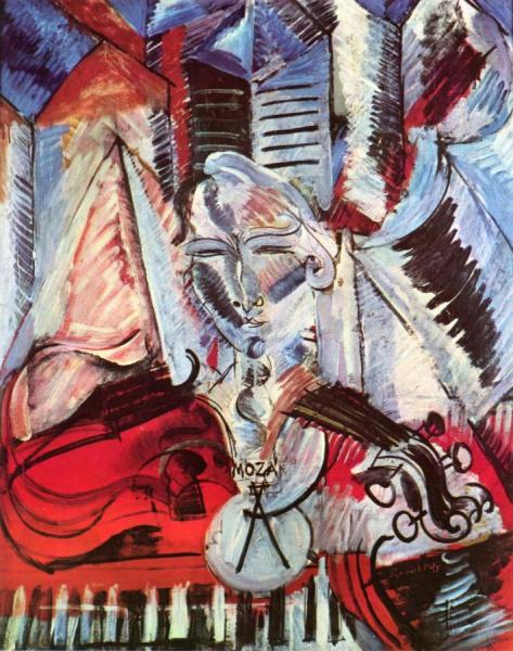 Tribute To Mozart by Raoul Dufy