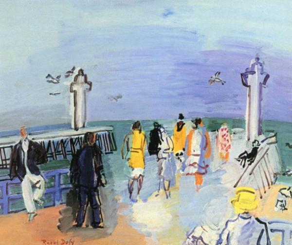 Trouville-deauville, The Jetties by Raoul Dufy