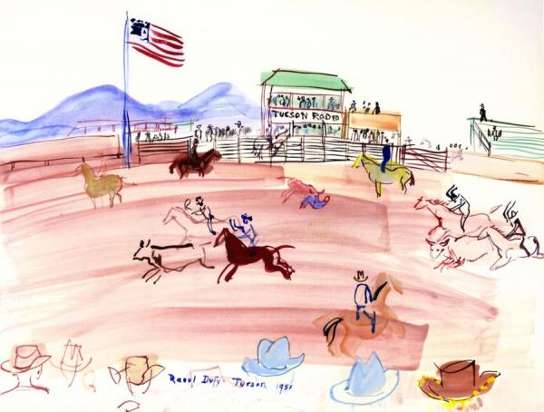 Tucson Rodeo by Raoul Dufy