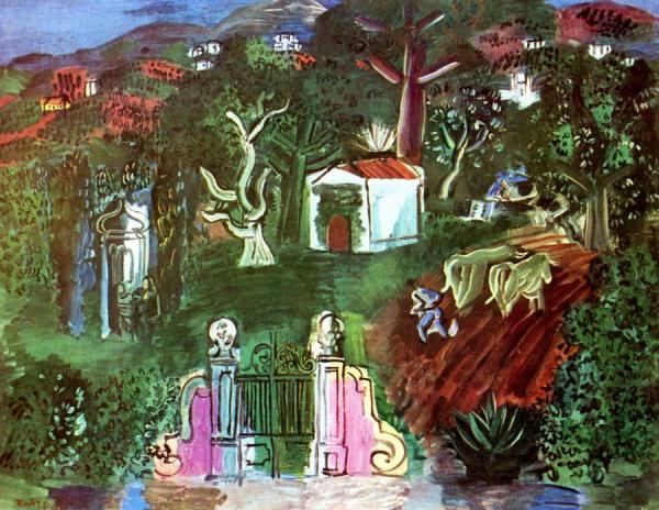 Vallauris, Landscape by Raoul Dufy