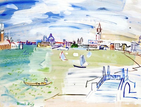 Venise, Le Quai Des Esclavons by Raoul Dufy
