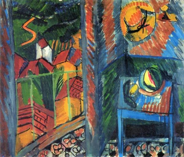 View From An Open Window by Raoul Dufy