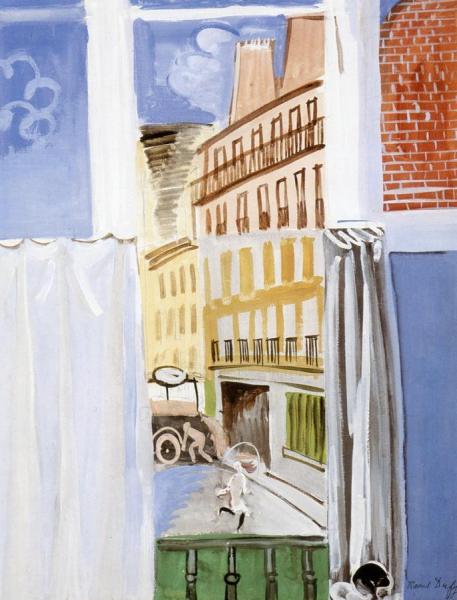 View From Dufy's Study Over L'impasse Guelma by Raoul Dufy Oil Painting Reproductions