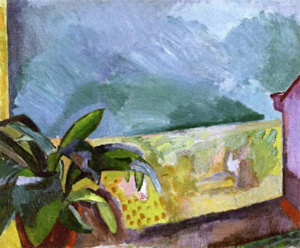 View From The Terrace by Raoul Dufy