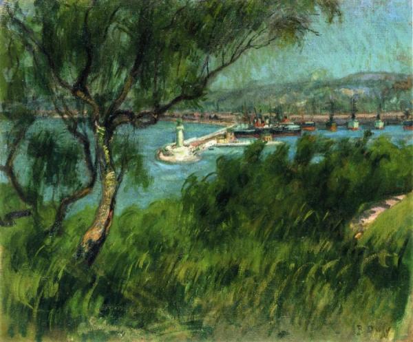 View Of A Port by Raoul Dufy