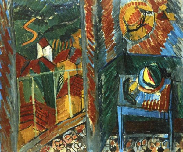 View Of An Open Window by Raoul Dufy Oil Painting Reproductions