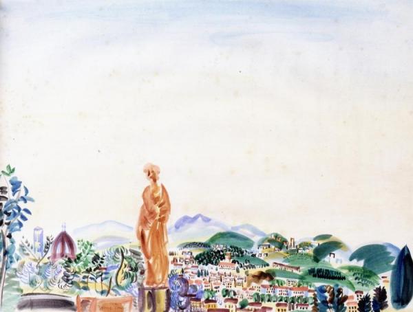View Of Florence From Fiesole by Raoul Dufy