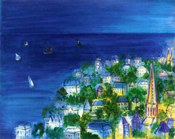 View Of Sainte-adresse by Raoul Dufy