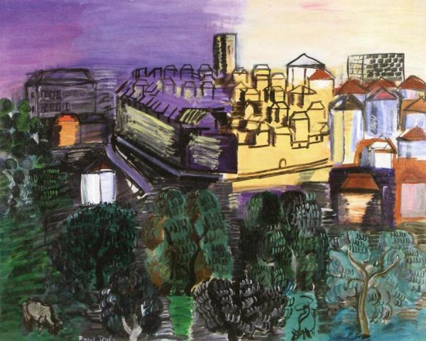 View Of Vence by Raoul Dufy