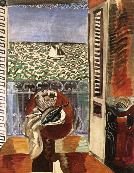 View Through The Window by Raoul Dufy