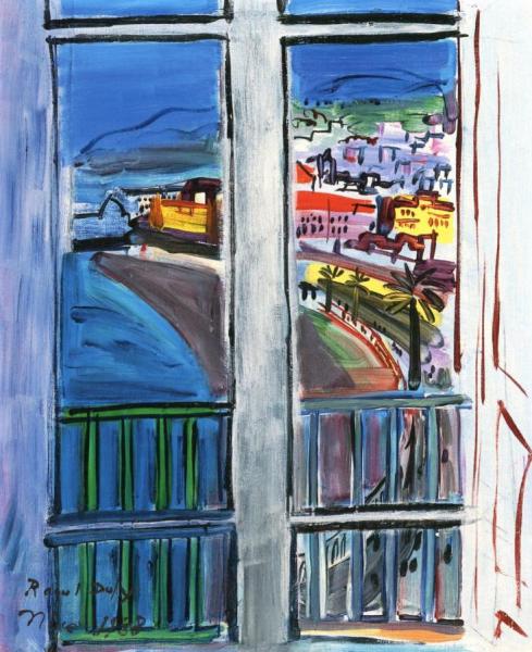 Raoul Dufy Window On The Promenade Des Anglais