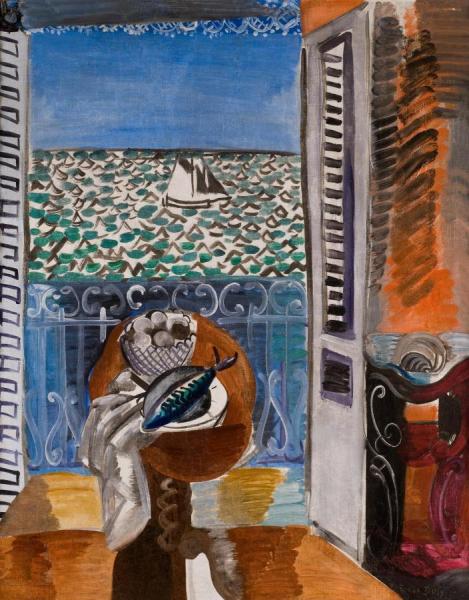 Window Onto The Sea by Raoul Dufy