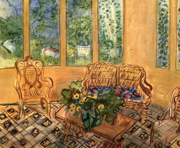 Winter Garden At Vernet-les-bains by Raoul Dufy