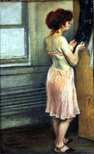 Raphael Soyer Actress Dressing