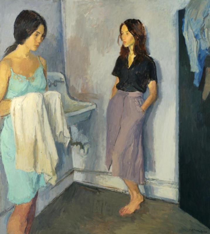 Annunciation, 1980 by Raphael Soyer Oil Painting Reproductions