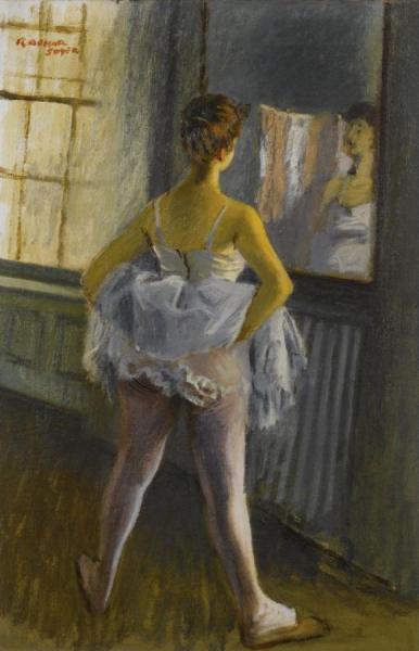Raphael Soyer Dancer Facing A Mirror