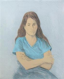 Raphael Soyer Girl With Folded Arms