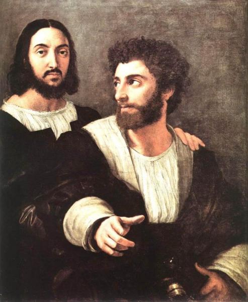 Double Portrait by Raphael