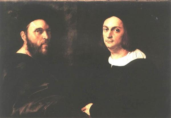 Double Portrait by Raphael