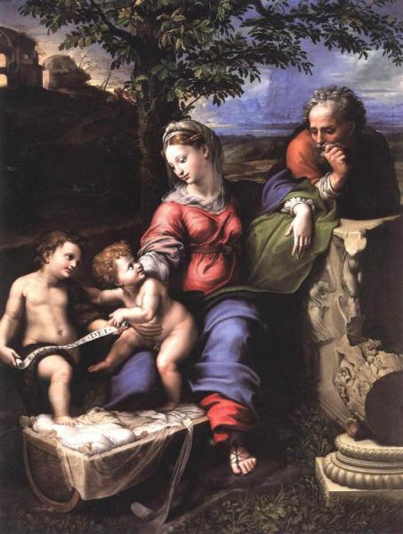 Holy Family Below The Oak by Raphael