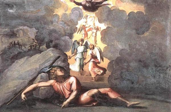 Jacob's Dream (loggia On The Second Floor, Palazzi Pontifici, Vatican) by Raphael