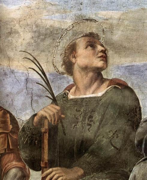 La Disputa (detail 5) (stanza Della Segnatura) by Raphael Oil Painting Reproductions