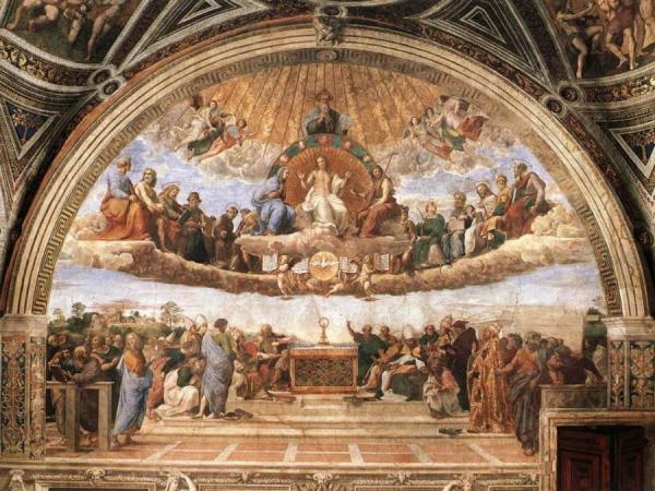 Raphael La Disputa (stanza Della Segnatura)