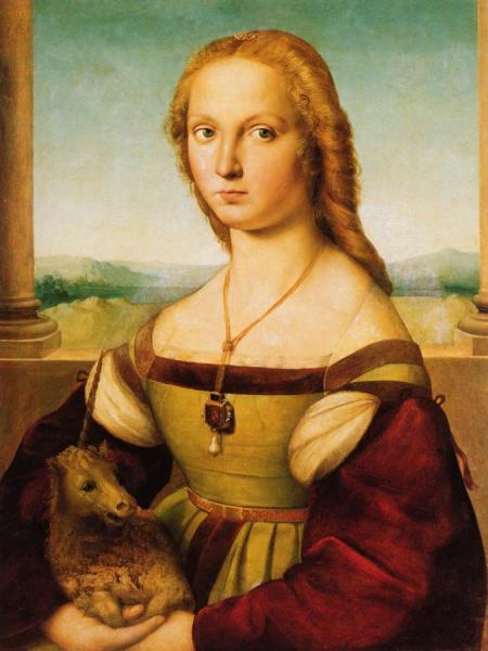 Raphael Lady With A Unicorn
