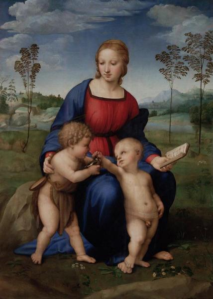 Madonna Del Cardellino by Raphael Oil Painting Reproductions