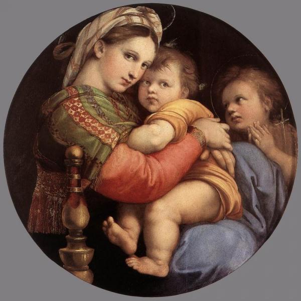 Raphael Madonna Della Seggiola (sedia)
