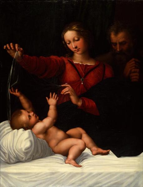 Madonna Of Loreto (madonna Del Velo) by Raphael