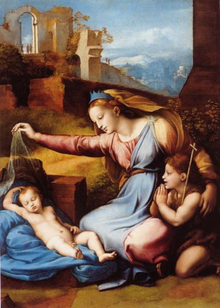 Madonna Of The Diadem by Raphael