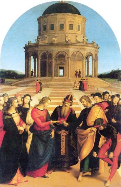 Marriage Of The Virgin by Raphael